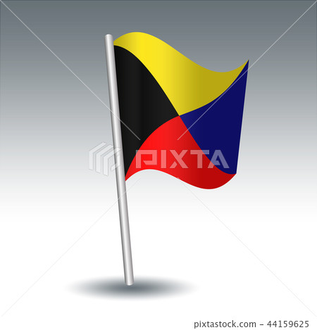 vector waving maritime signal flag Z Zulu  44159625