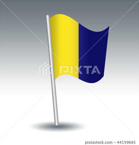 vector waving maritime signal flag K Kilo vector waving maritime signal flag K Kilo 44159685