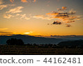 Sunset sky in the country 44162481