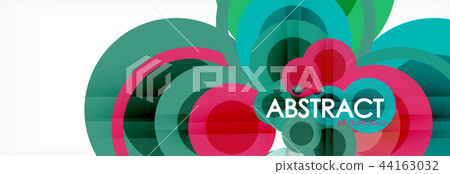 Circle composition abstract background - Stock Illustration [44163032 ...