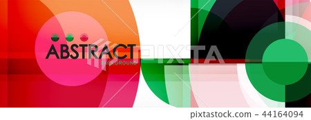 Vector fantastic circle modern geometric background template Vector fantastic circle modern geometric background template 44164094