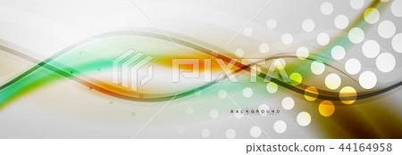 Smooth flowing wave motion concept background 44164958