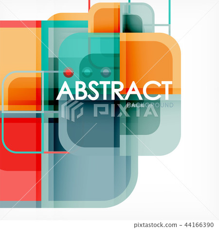 Square geometric abstract background, paper art design for cover design, book template, poster, cd Square geometric abstract background, paper art design for cover design, book template, poster, cd 44166390