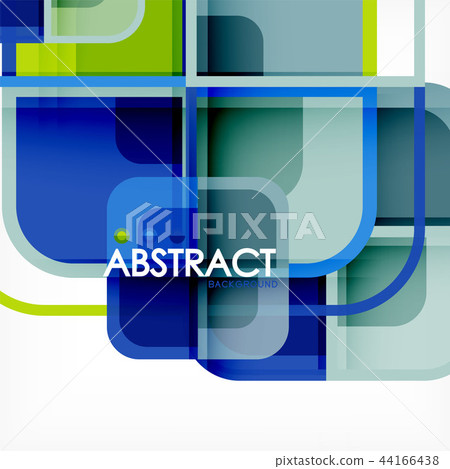 Abstract background, square shapes geometric composition Abstract background, square shapes geometric composition 44166438
