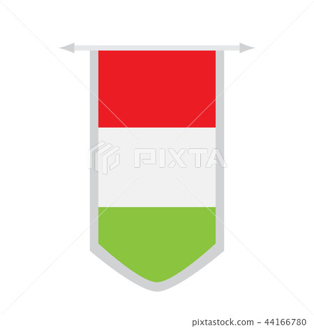 Flag of Hungary on a banner 44166780