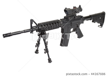 assault rifle with bipod assault rifle with bipod 44167886
