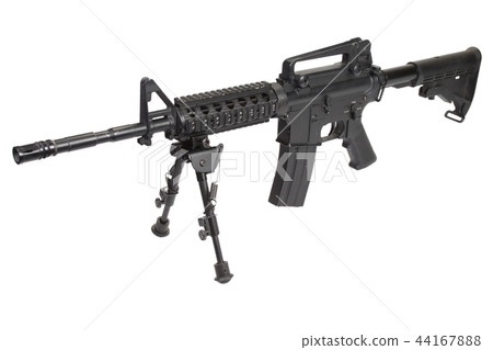 assault rifle with bipod  44167888
