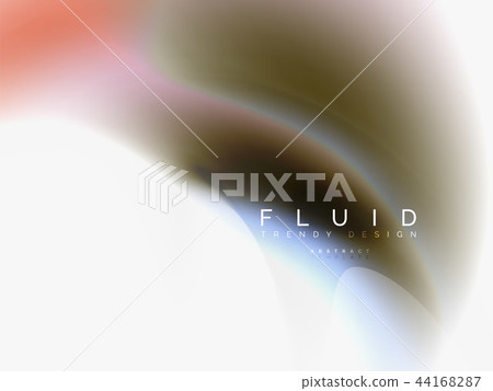 Background abstract color flow, liquid design 44168287