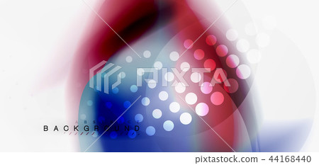 Mixing liquid color flow abstract background. Trendy abstract layout template for business or 44168440