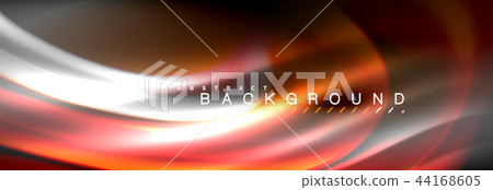 Fluid color wave line background. Trendy abstract layout template for business or technology Fluid color wave line background. Trendy abstract layout template for business or technology 44168605