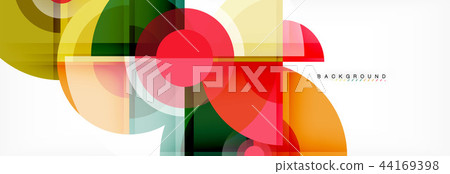 Abstract background bright circles geometric... - Stock Illustration ...