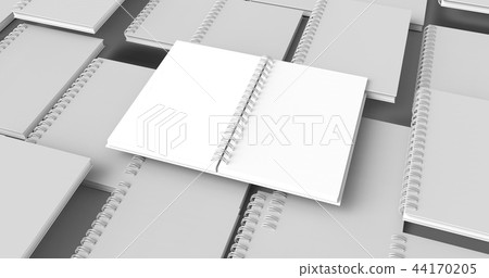 Blank notebooks background 44170205