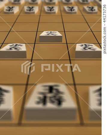 CG 3D插圖3D設計Shogi Shogi遊戲開始啟動開始很重要 44173736