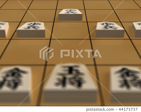 CG 3D插圖3D設計Shogi Shogi遊戲開始啟動開始很重要 44173737