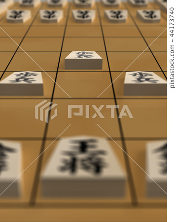 CG 3D插圖3D設計Shogi Shogi遊戲開始啟動開始很重要 44173740