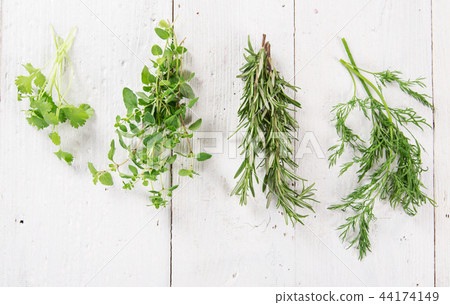 Various kind of fresh herbs Various kind of fresh herbs 44174149