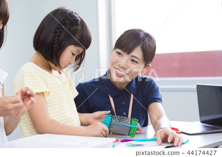 機器人編程教室形象 機器人編程教室形象 44174427