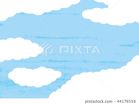 Sky clouds background watercolor 44176558