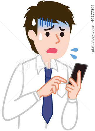 Businessman smartphone 44177565