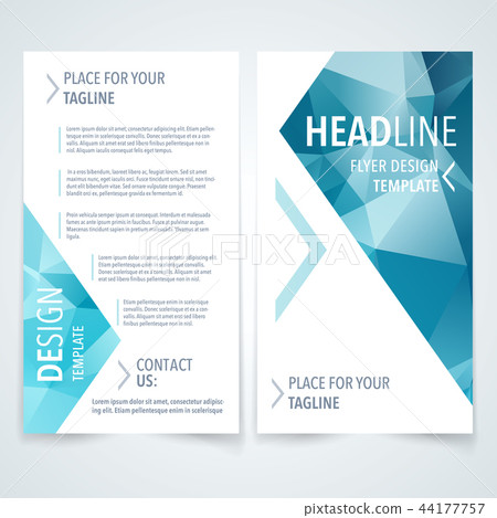 Flyer design template 44177757