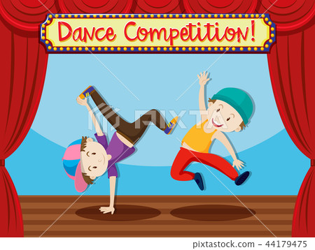 Street dance competition on stage 44179475