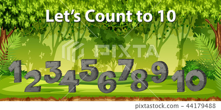 lets count to 10 jungle scene lets count to 10 jungle scene 44179488