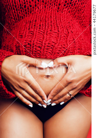 close up portrait of pregnant woman with big belly, hands hold, close up portrait of pregnant woman with big belly, hands hold, 44179677