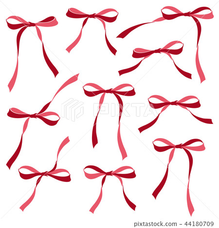 Cute ribbon illustrations, 44180709