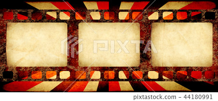 Grunge background with retro filmstrip Grunge background with retro filmstrip 44180991