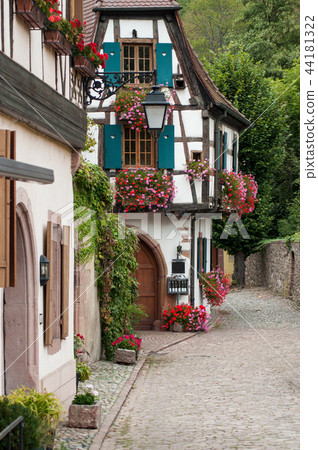 traditional architecture in the alsatian village traditional architecture in the alsatian village 44181322
