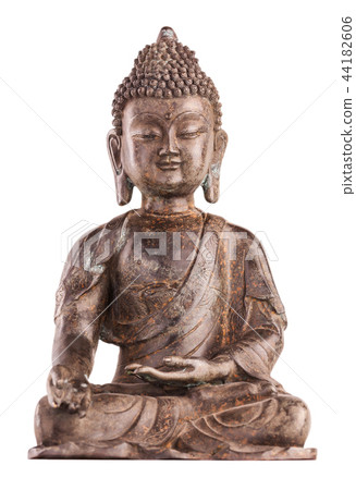 Buddha Shakyamuni's figure in varada mudra. Buddha Shakyamuni's figure in varada mudra. 44182606