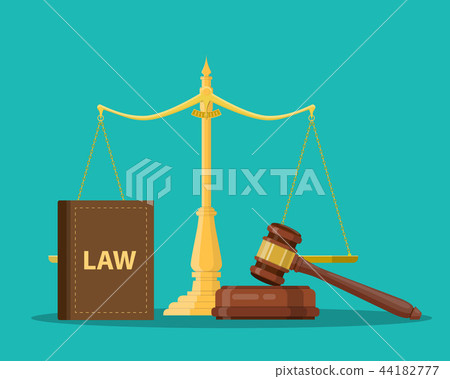 Judge wooden gavel 44182777
