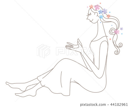 Woman image illustration 44182961