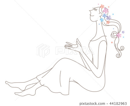 Woman image illustration 44182963
