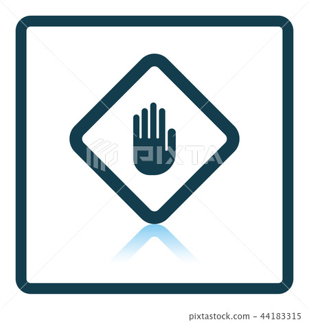 Icon of Warning hand Icon of Warning hand 44183315