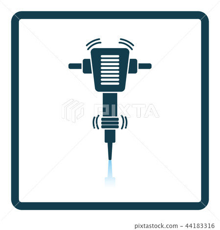 Icon of Construction jackhammer Icon of Construction jackhammer 44183316