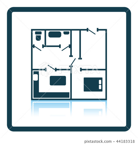 Icon of apartment plan Icon of apartment plan 44183318