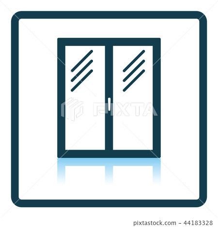 Icon of closed window frame Icon of closed window frame 44183328