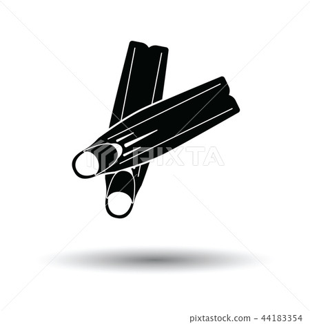 Icon of swimming flippers 44183354