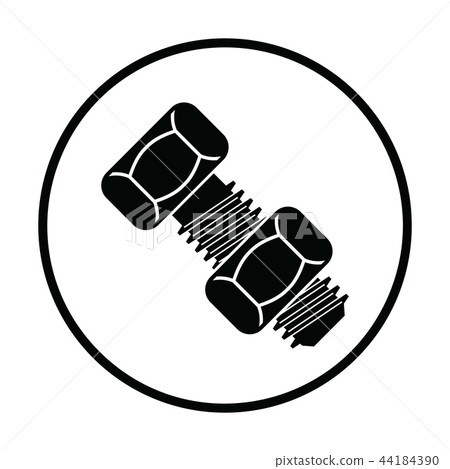 Icon of bolt and nut 44184390