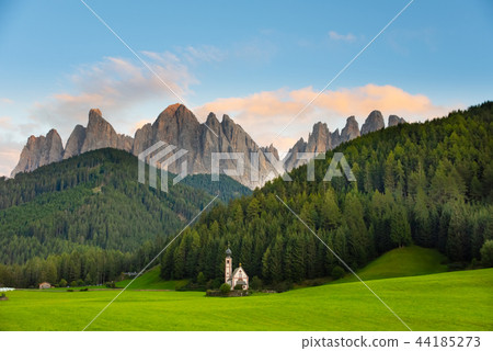 St Johann Church, Santa Maddalena Dolomites Italy 44185273