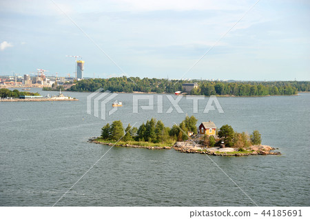 a small island with a house near Helsinki a small island with a house near Helsinki 44185691