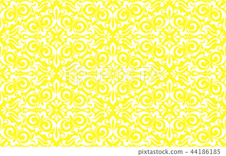 Wallpaper in the style of Baroque. Seamless vector Wallpaper in the style of Baroque. Seamless vector 44186185