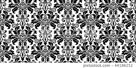 Wallpaper in the style of Baroque. Seamless vector 44186252