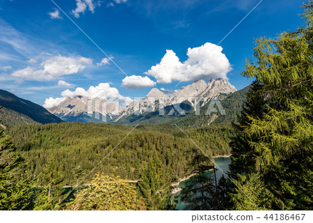 Zugspitze Peak and Blindsee - Austria and Germany 44186467