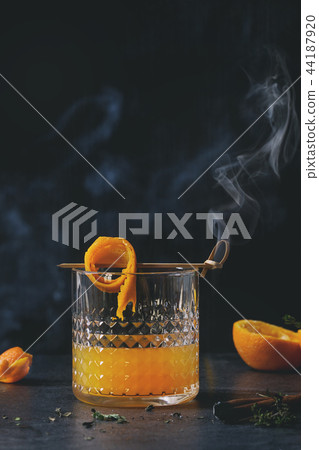 Whiskey orange Cocktail Whiskey orange Cocktail 44187920