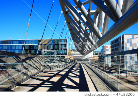 Akrobaten pedestrian bridge in Oslo, Norway 44188206