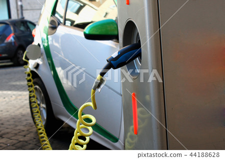 Charging an electric car with the power cable 44188628