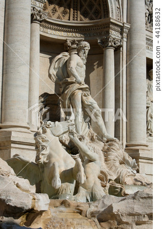 Rome. Image of famous Trevi Fountain in Rome Rome. Image of famous Trevi Fountain in Rome 44188632