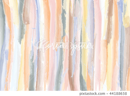 Abstract pastel colour brush painting background - Stock Illustration ...